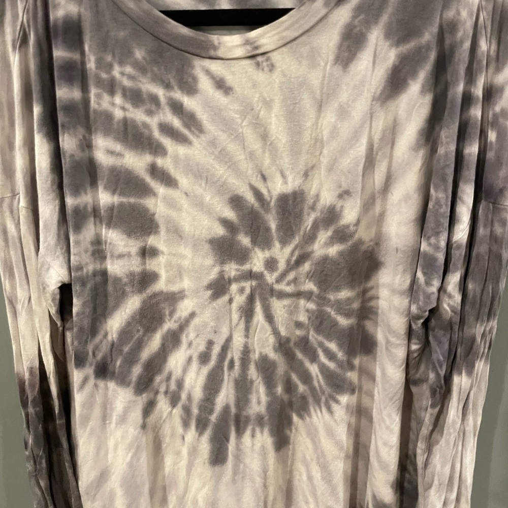 FSL APPAREL tie dye loose fit long sleeve top L - Picture 3 of 5